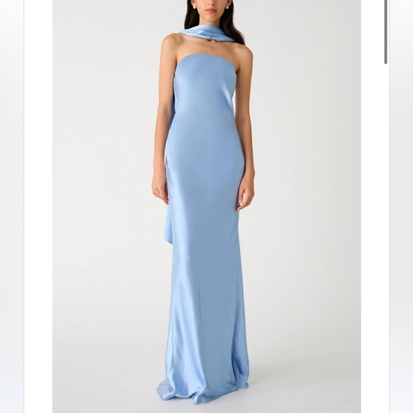 MISHA COLLECTION Dresses & Skirts - NEW NWT MISHA - LILIA SATIN MAXI DRESS
